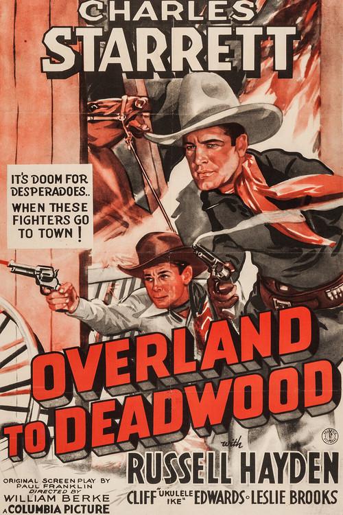 Overland to Deadwood 1942 official movie poster