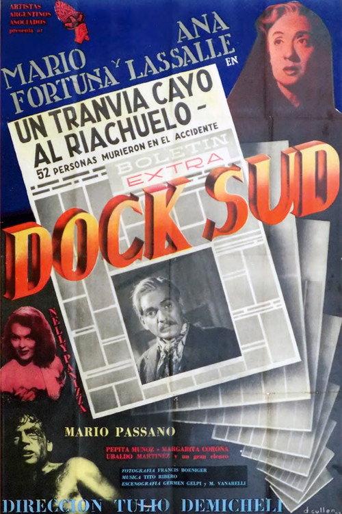 Dock Sud 1953 official movie poster