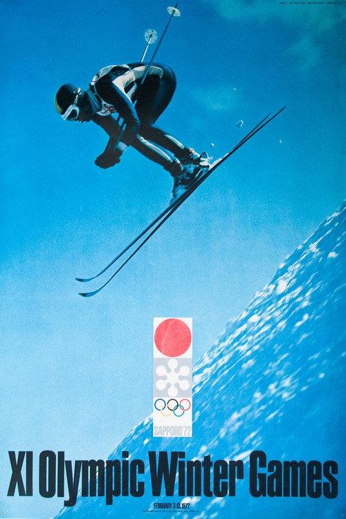 Sapporo Winter Olympics 1972 official movie poster