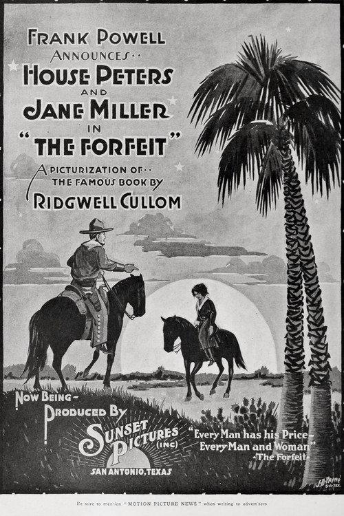 The Forfeit 1919 official movie poster