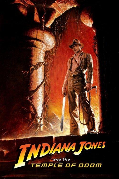 Indiana Jones and the Temple of Doom 1984 official movie poster