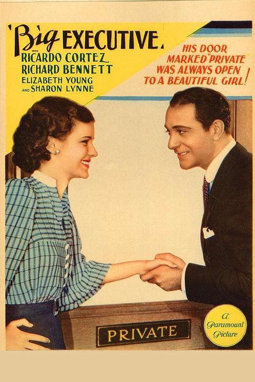 Big Executive 1933 official movie poster