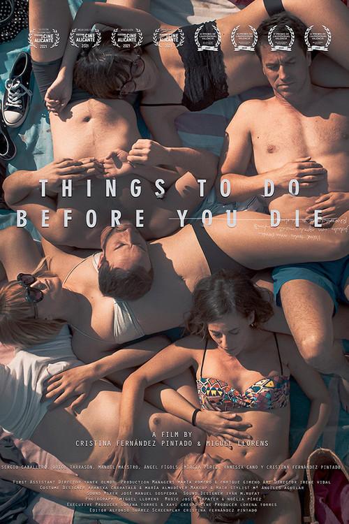 Things to Do Before You Die 2021 official movie poster
