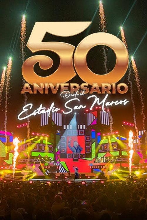 Grupo 5: 50th Anniversary - Live in San Marcos Stadium 2024 official movie poster