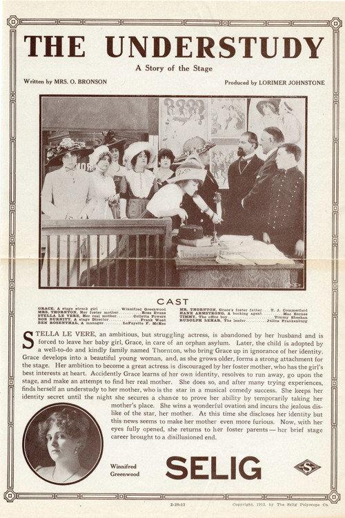 The Understudy 1913 official movie poster