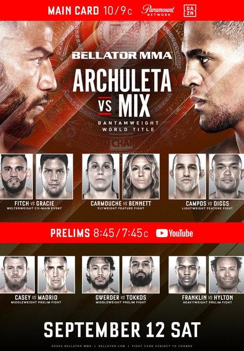 Bellator 246: Archuleta vs. Mix 2020 official movie poster