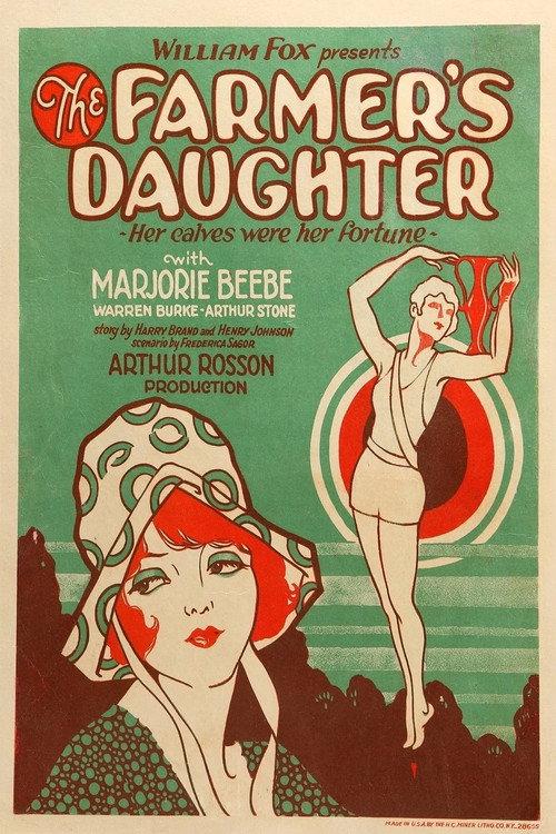 The Farmer's Daughter 1928 official movie poster