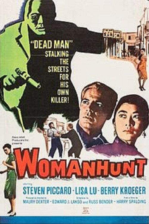Womanhunt 1962 official movie poster