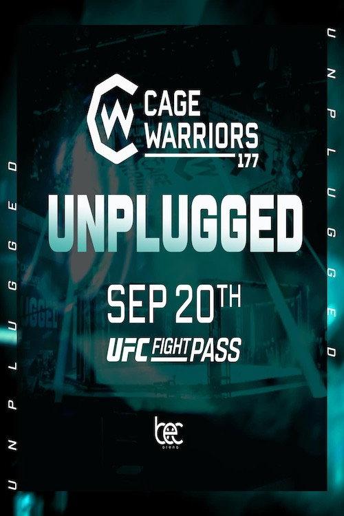 Cage Warriors 177: Unplugged 2024 official movie poster