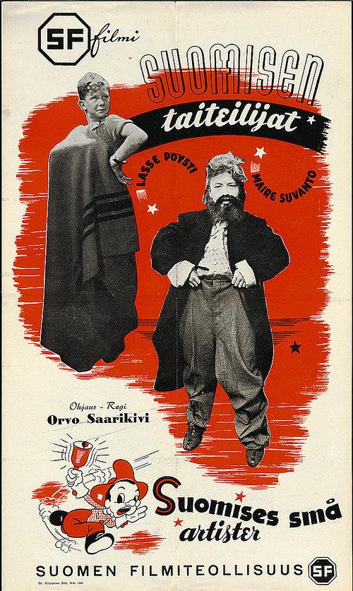 Suomisen taiteilijat 1943 official movie poster