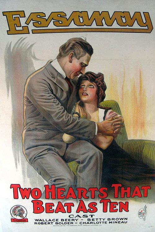 Two Hearts That Beat as Ten 1915 official movie poster