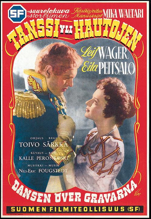 Tanssi yli hautojen 1950 official movie poster