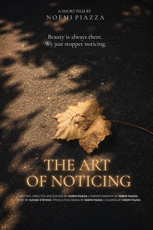 The Art Of Noticing 2026 official movie poster