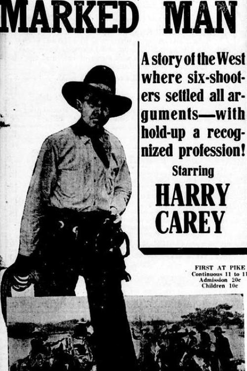 A Marked Man 1917 official movie poster
