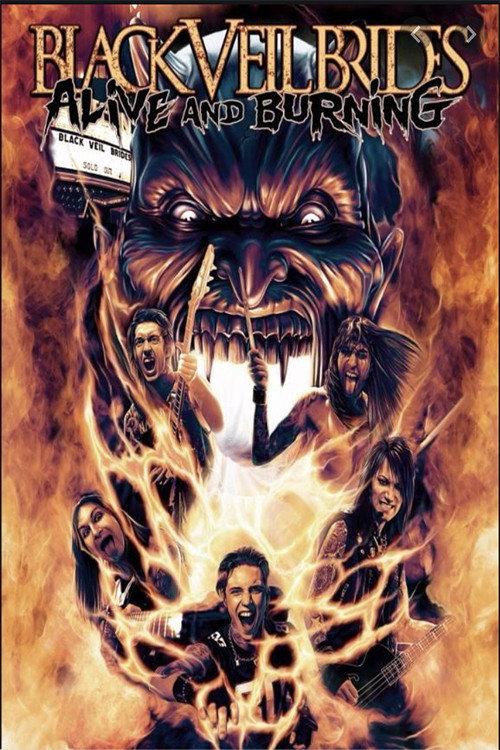 Black Veil Brides: Alive and Burning 2015 official movie poster
