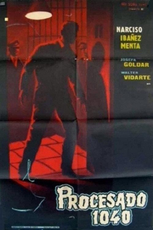 Procesado 1040 1958 official movie poster
