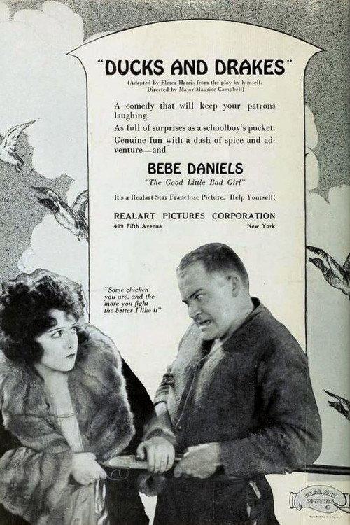 Ducks and Drakes 1921 official movie poster