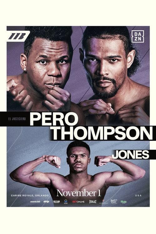 Lenier Pero vs. Jordan Thompson 2025 official movie poster