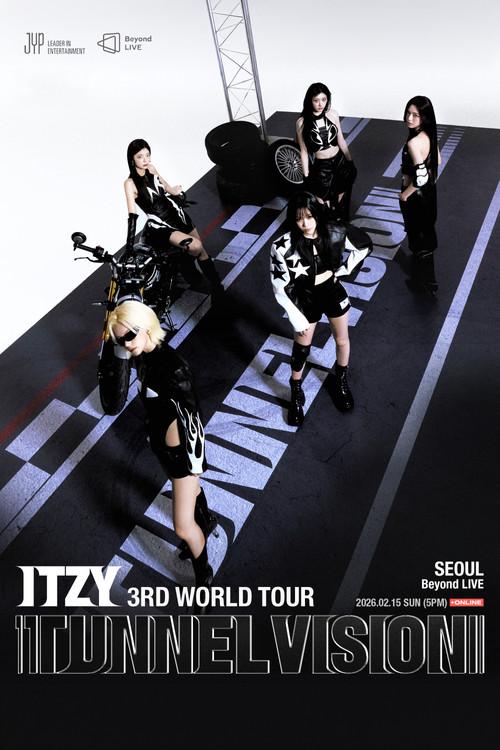 ITZY 3rd World Tour Tunnel Vision in Seoul 2026 official movie poster