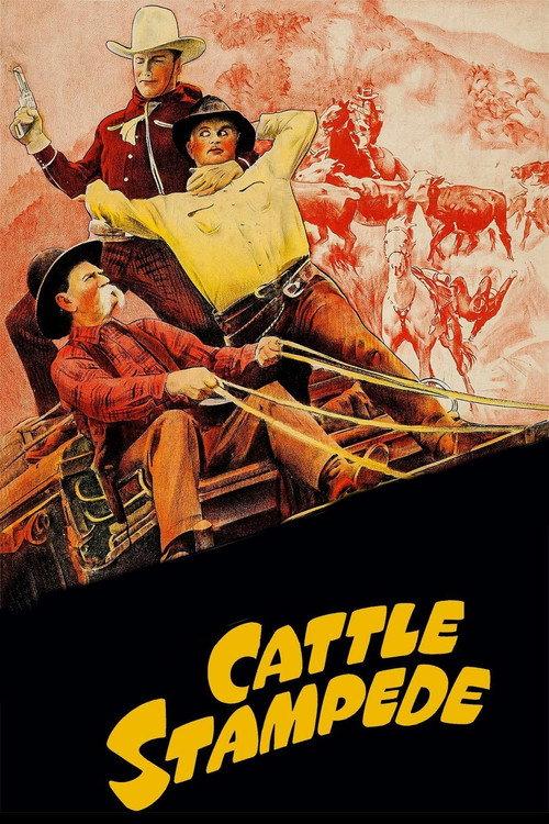 Cattle Stampede 1943 official movie poster