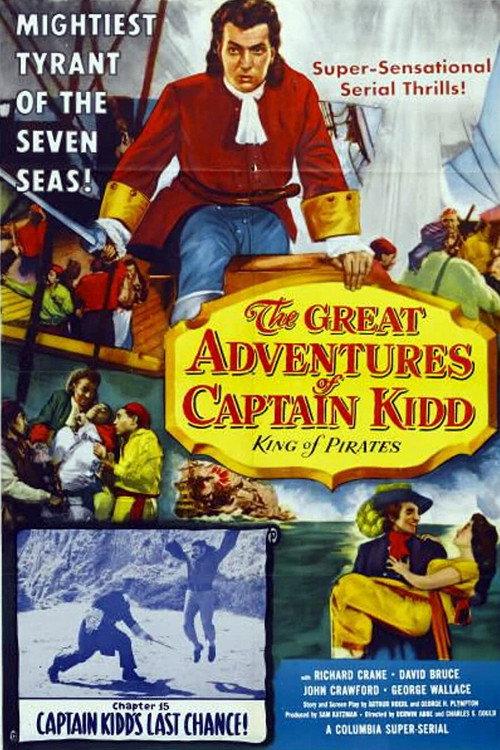 The Great Adventures of Captain Kidd 1953 official movie poster