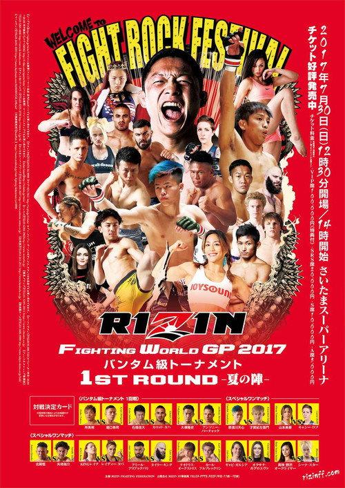 RIZIN 6 2017 official movie poster
