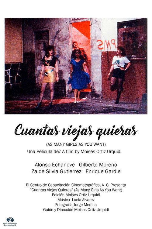 Cuantas viejas quieras 1990 official movie poster