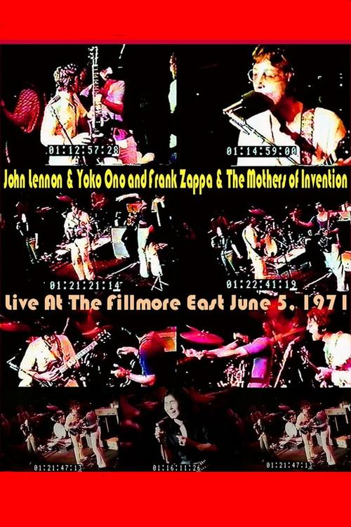 Frank Zappa, John Lennon & Yoko Ono: At Fillmore East 1971 official movie poster