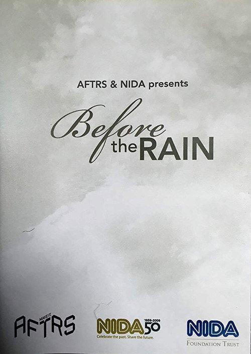 Before the Rain 2010 official movie poster