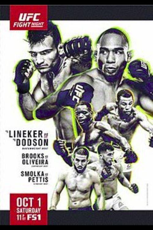 UFC Fight Night 96: Lineker vs. Dodson 2016 official movie poster