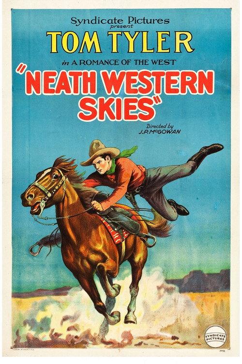 'Neath Western Skies 1929 official movie poster