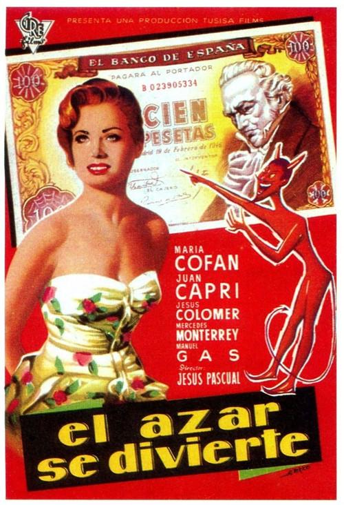 El azar se divierte 1958 official movie poster