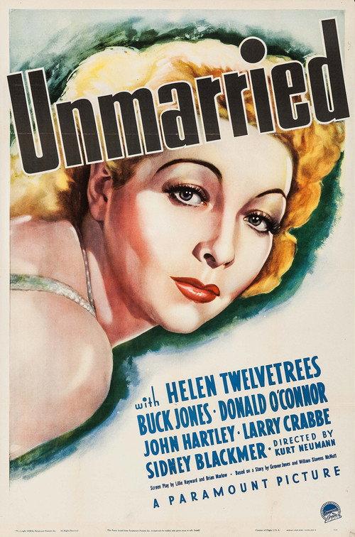 Unmarried 1939 official movie poster