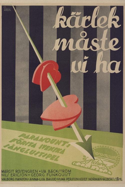 We must have love 1931 official movie poster