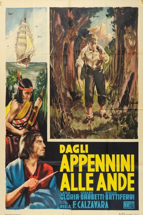 Dagli Appennini alle Ande 1943 official movie poster