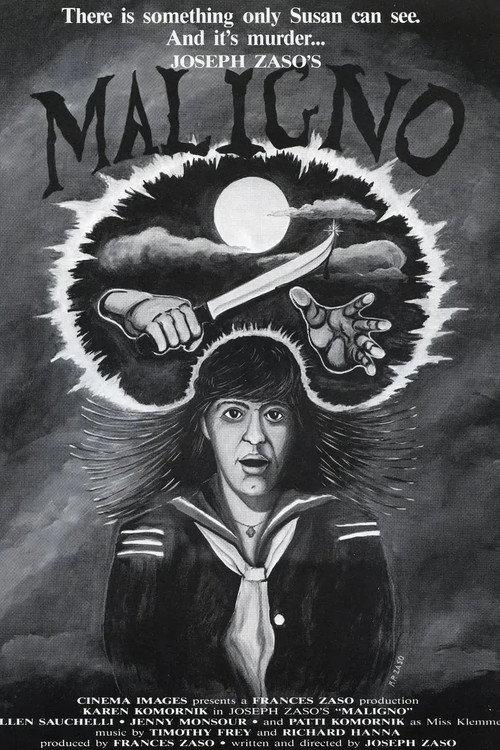 Maligno 1986 official movie poster
