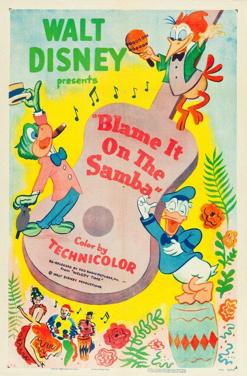 Blame It on the Samba 1948 official movie poster