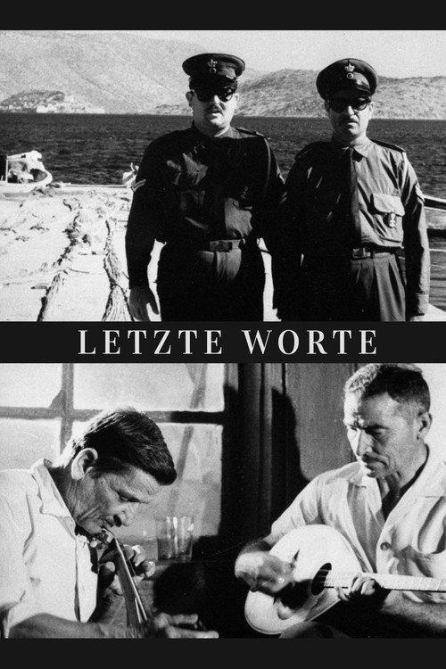 Last Words 1968 official movie poster