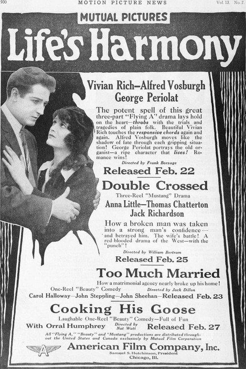 Life's Harmony 1916 official movie poster