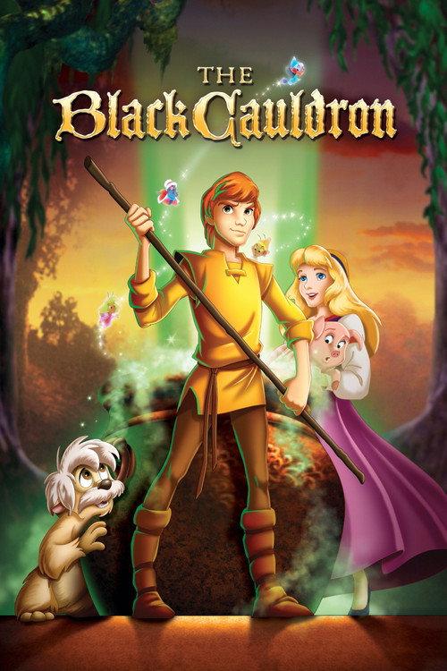 The Black Cauldron 1985 official movie poster
