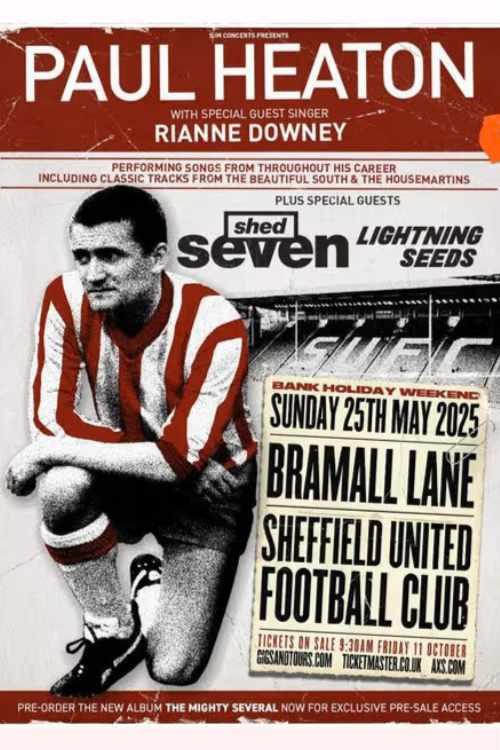 Paul Heaton: Live at Bramall Lane 2026 official movie poster