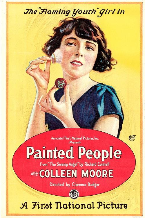 Painted People 1924 official movie poster