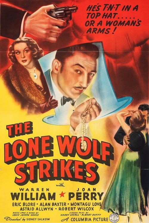 The Lone Wolf Strikes 1940 official movie poster