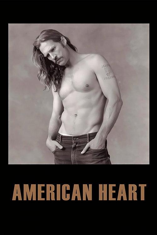 American Heart 1992 official movie poster