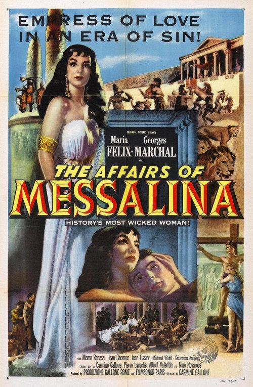The Affairs of Messalina 1951 official movie poster