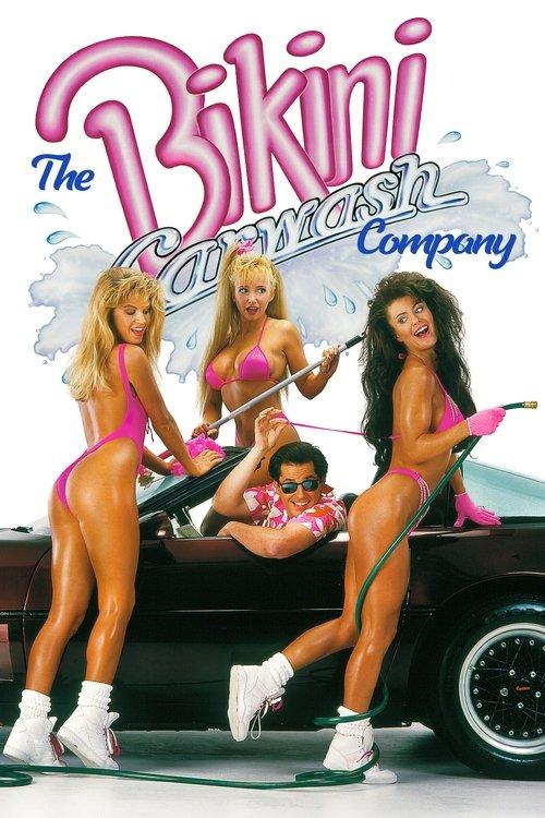 The Bikini Carwash Company 1992 official movie poster