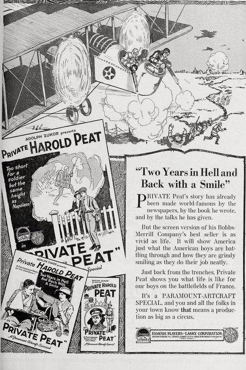 Private Peat 1918 official movie poster