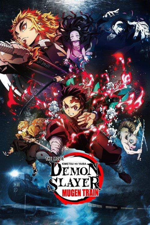 Demon Slayer -Kimetsu no Yaiba- The Movie: Mugen Train 2020 official movie poster