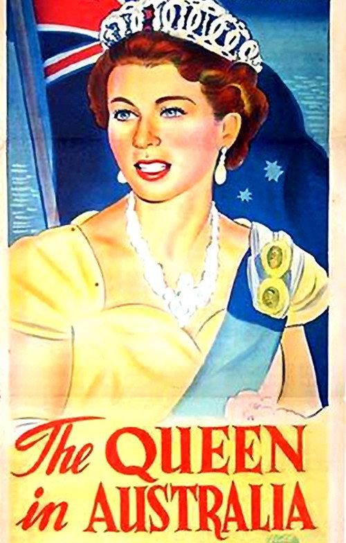 The Queen in Australia 1954 official movie poster