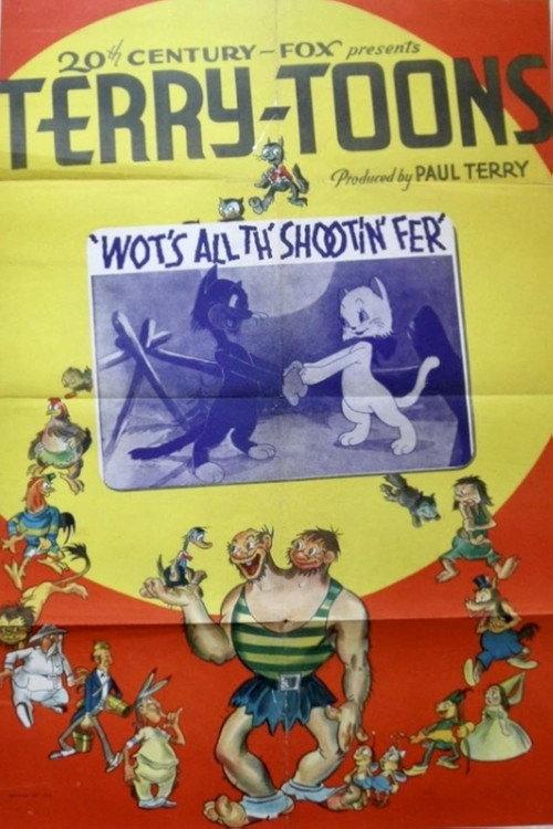 Wots All th' Shootin' fer 1940 official movie poster